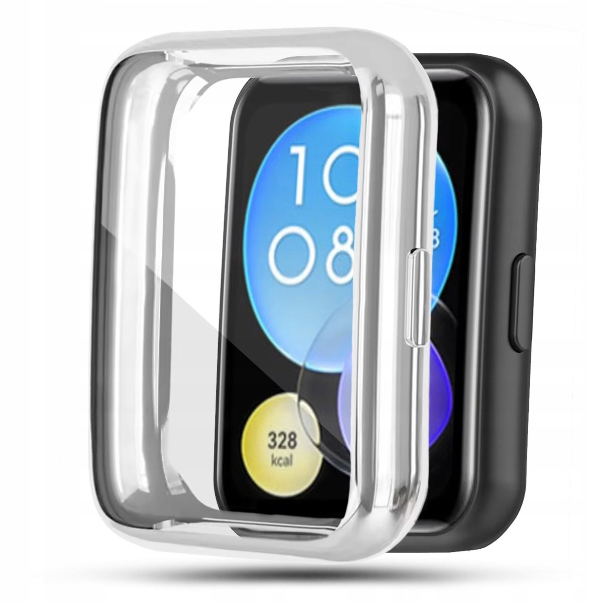 ETUI HUAWEI WATCH FIT 2 - SREBRNE