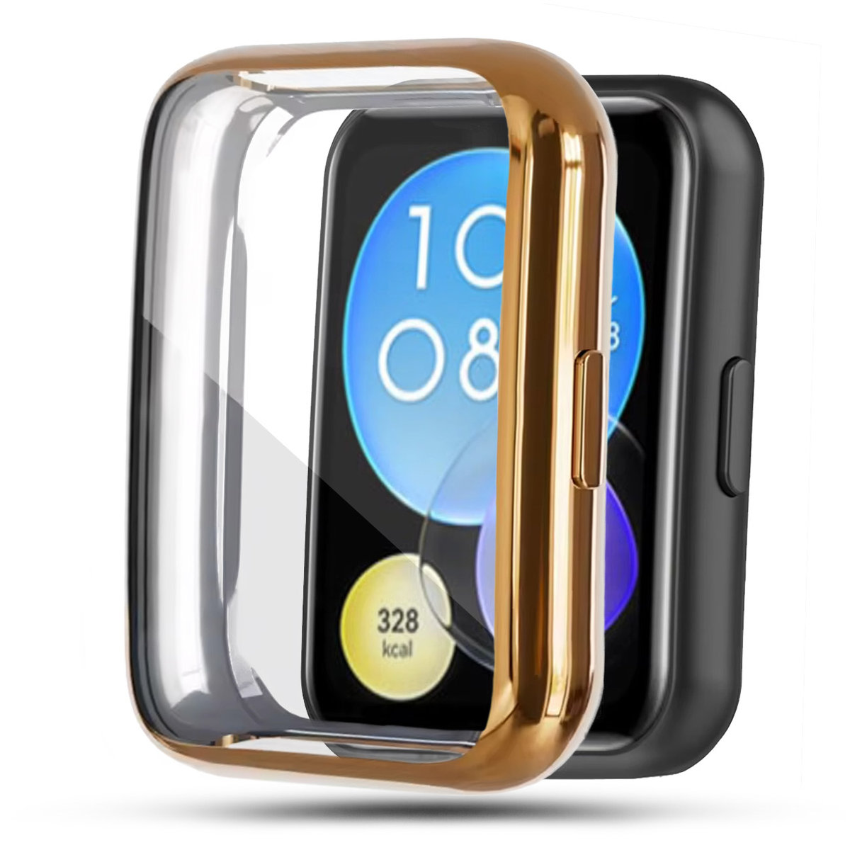 ETUI HUAWEI WATCH FIT 2 - RÓŻOWO-ZŁOTE