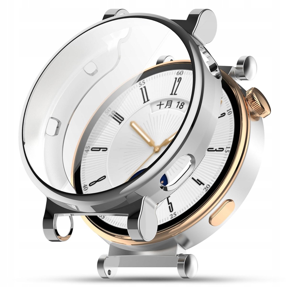 ETUI HUAWEI WATCH GT4 41mm - SREBRNE