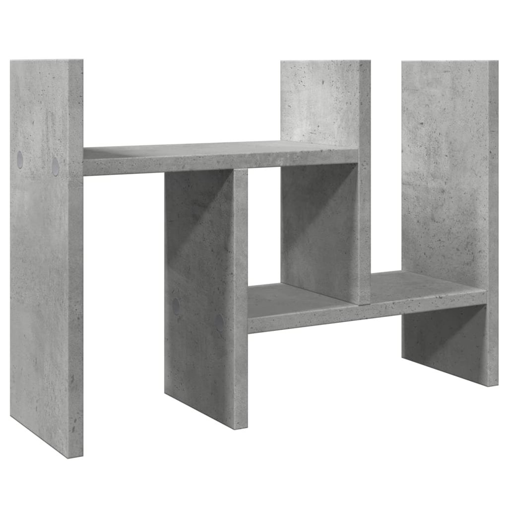 Organizer na biurko, szarość betonu, 34,5x15,5x35,