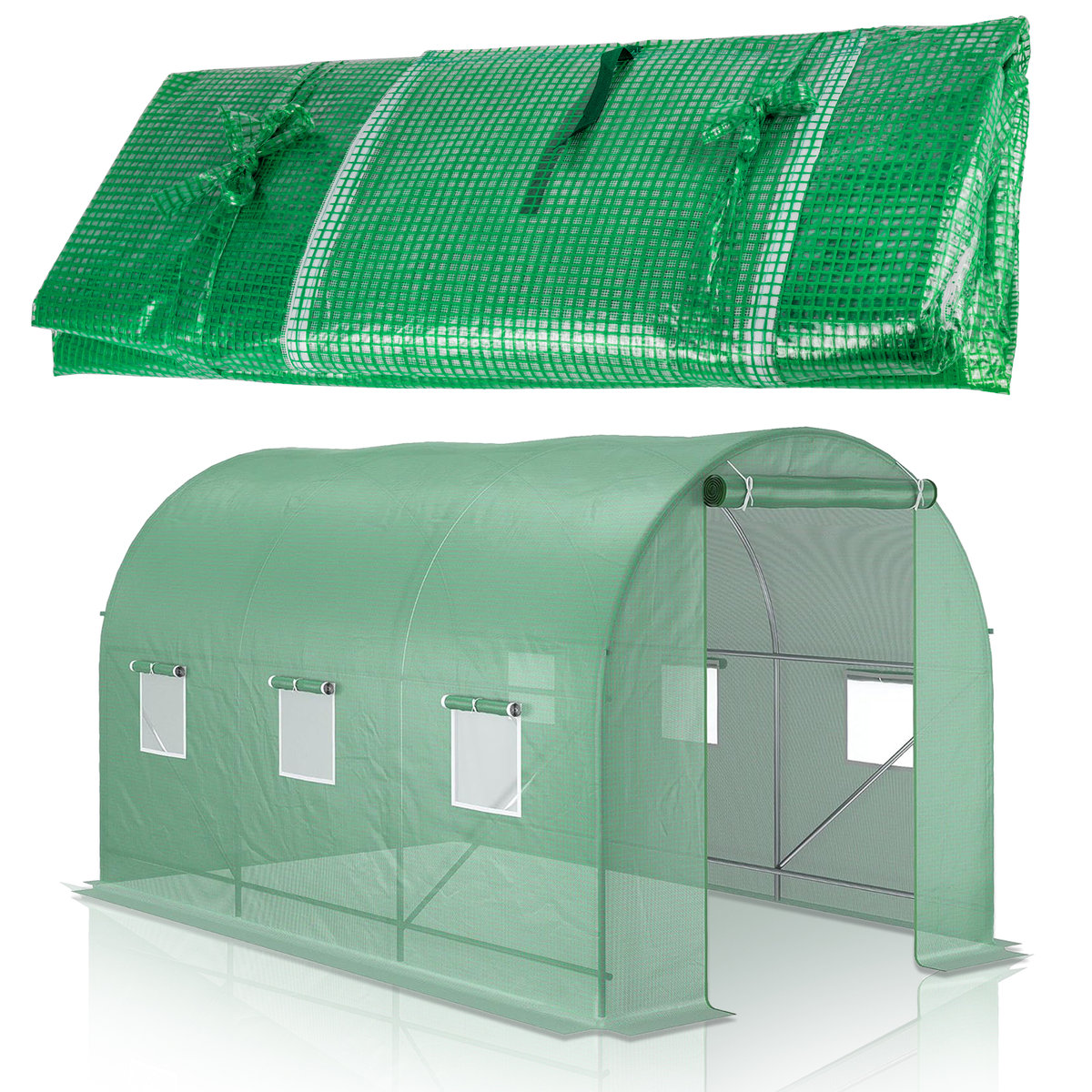 Folia Zamienna Poszycie na Tunel Ogrodowy 7,5m2 Szklarnia 2,5x3x2m