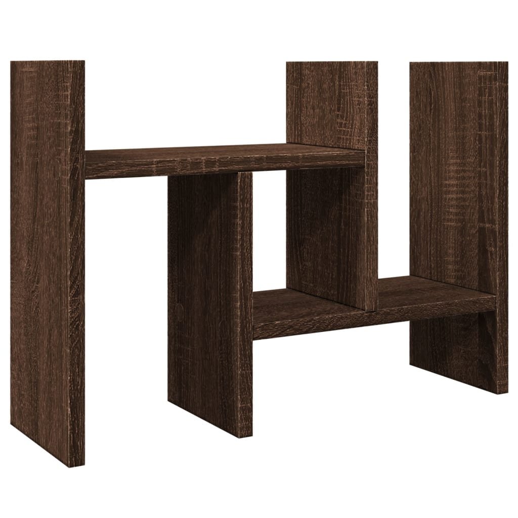 Organizer na biurko, brązowy dąb, 34,5x15,5x35,5 c