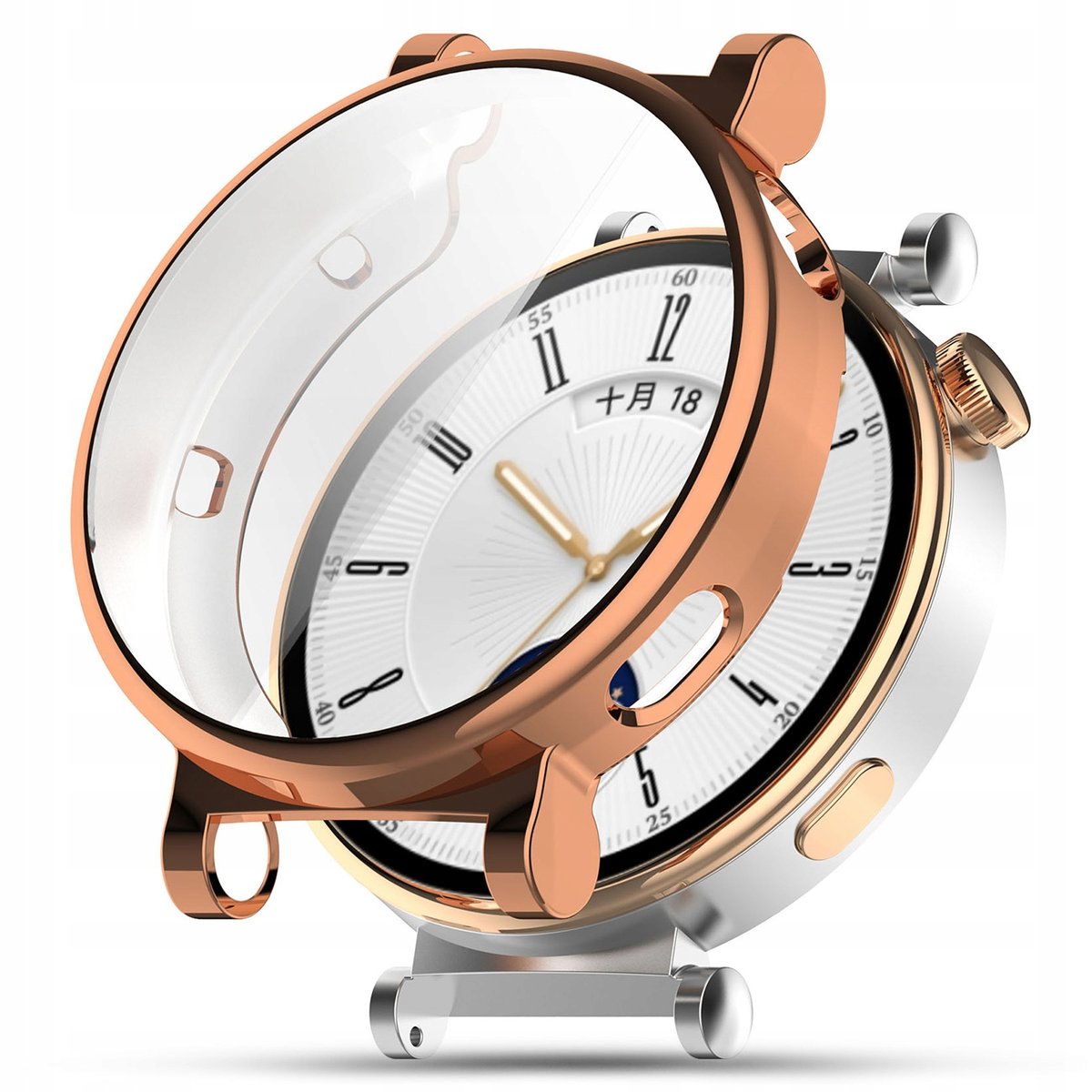 ETUI HUAWEI WATCH GT4 41mm - RÓŻOWE ZŁOTE