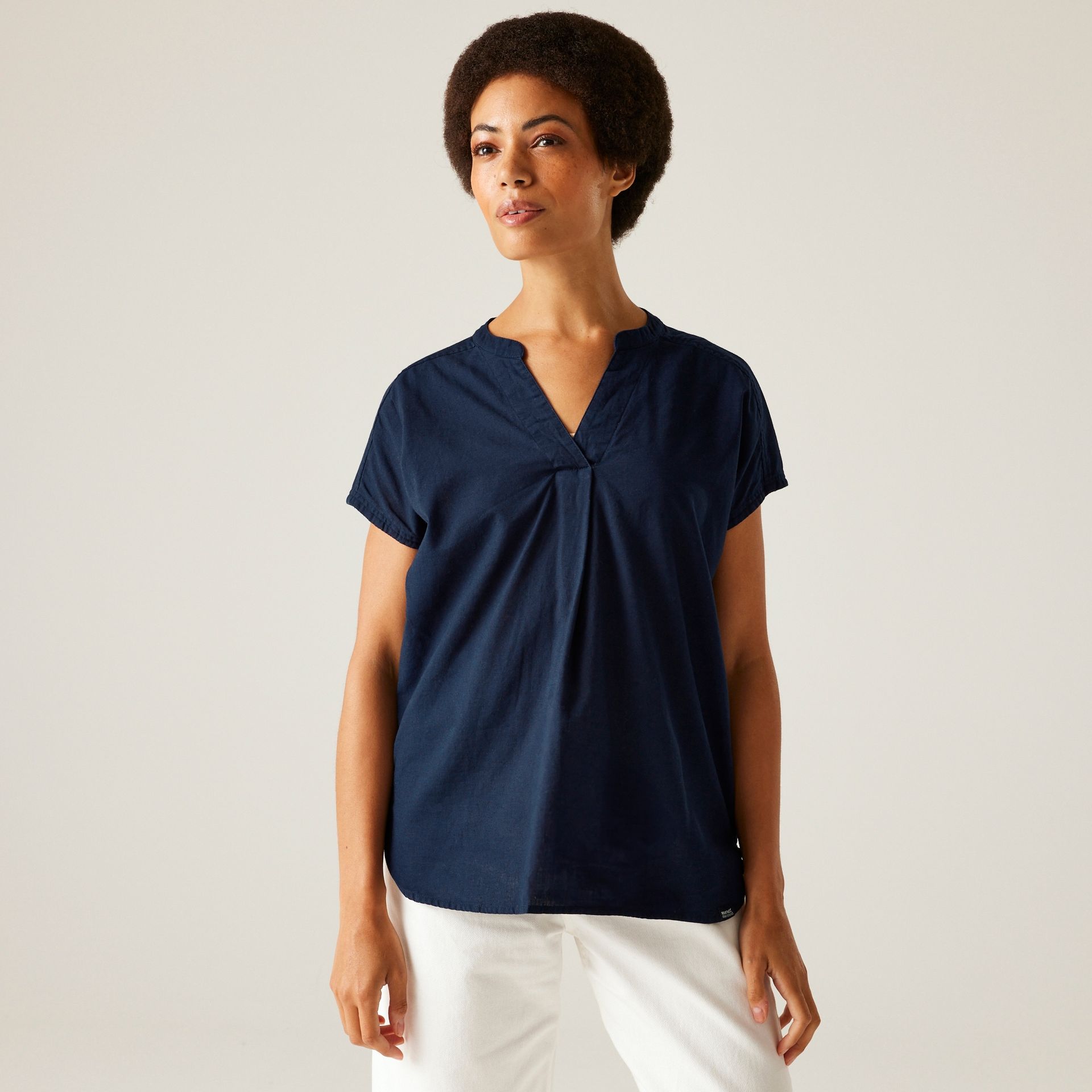 Regatta Damska Koszula Rianne V-Neck Niebieski, Rozmiar: 38