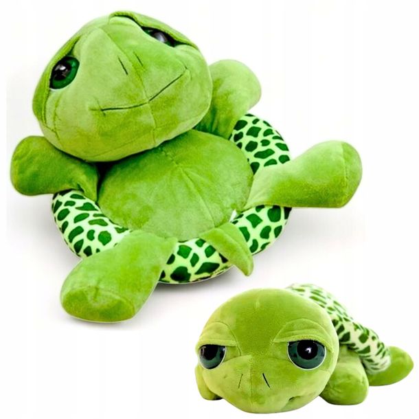 Maskotka Żółw Żółwik Albert Zielony Słodki Pluszak Prztulanka Zabawka 30 cm