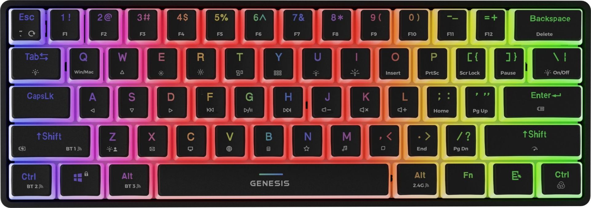 Klawiatura Genesis Thor 660 G2 Gateron Brown NKG-2196