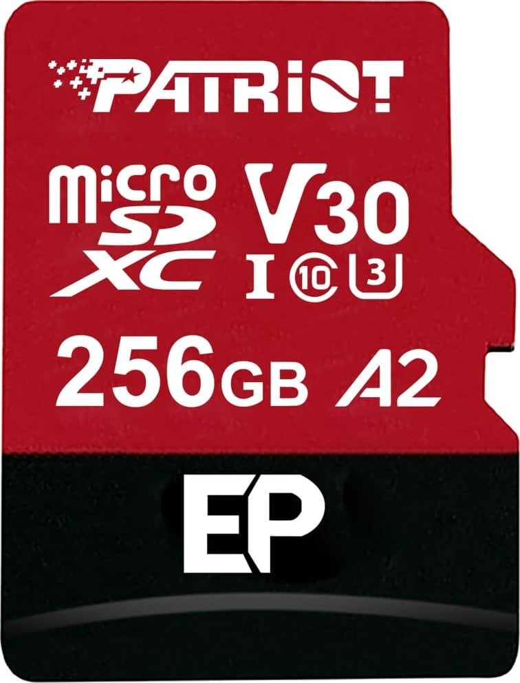 Patriot EP Pro A2 Micro SDXC 256GB 90/80 MB/s V30 U3 Class10