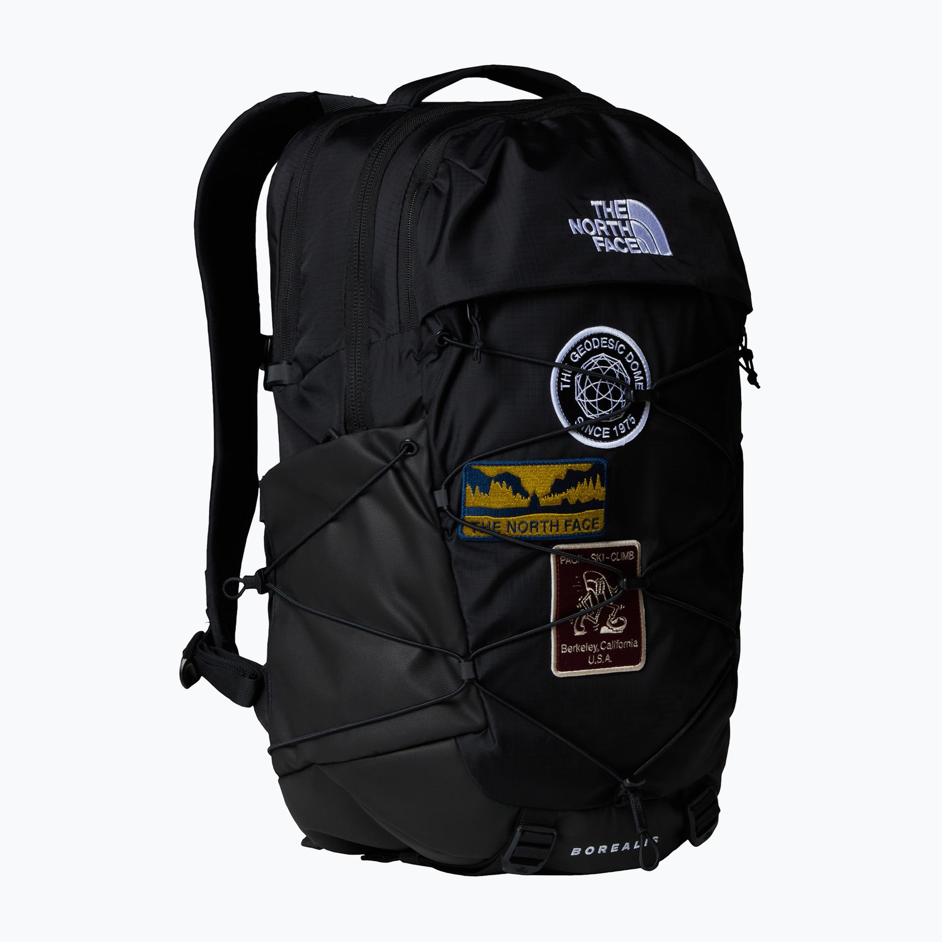 Plecak miejski The North Face Borealis 28 l tnf black u borealis patch/tnf white WYSYŁKA W 24H 30 DNI NA ZWROT