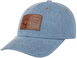 Relaxed Heritage Dad Hat Denim by Levi s, niebieski, One Size