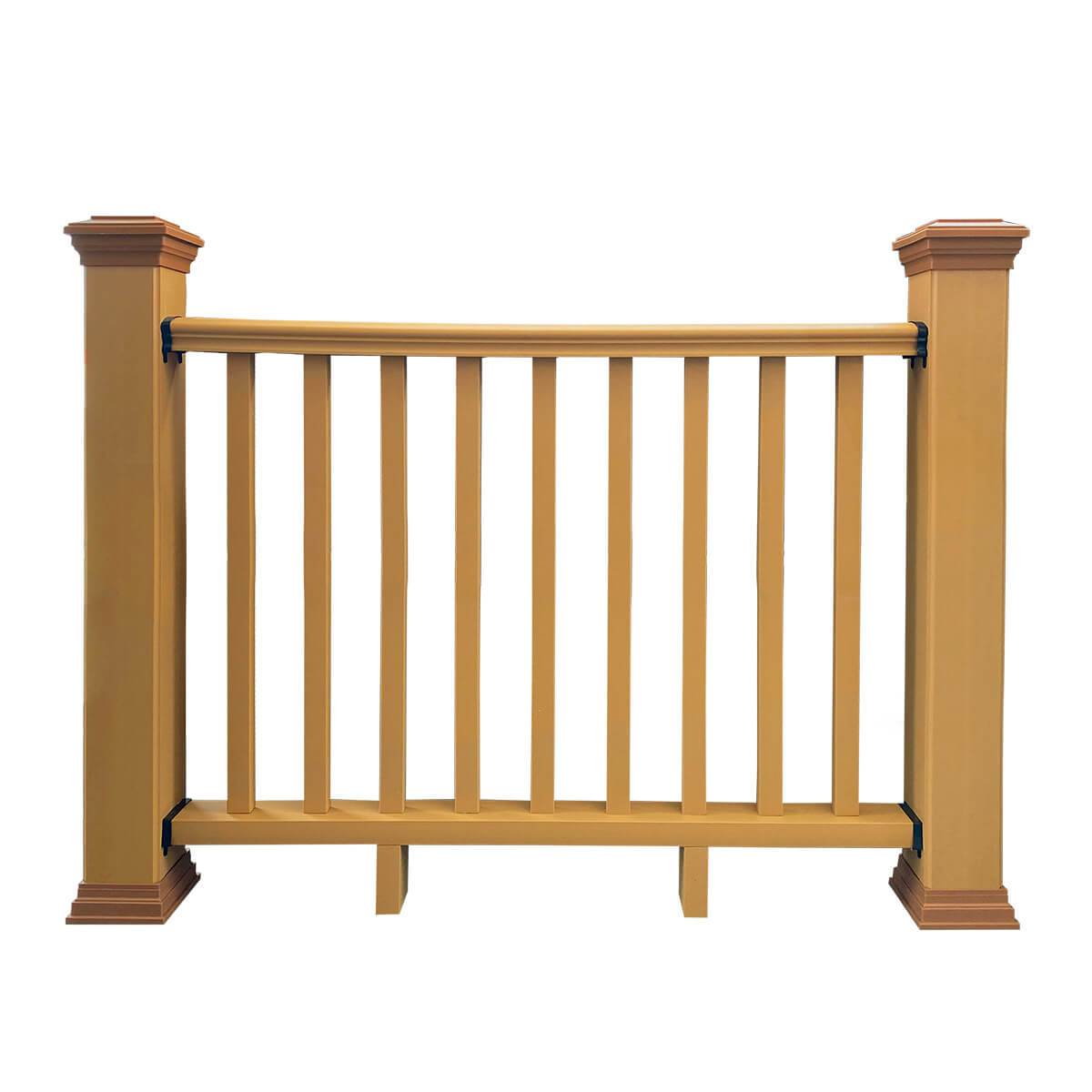 Balustrada kompozytowa Dąb Jasny 157 x 113 cm (2 słupki)