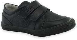 Półbuty chłopięce na rzep Wojtyłko 61021 Czarne