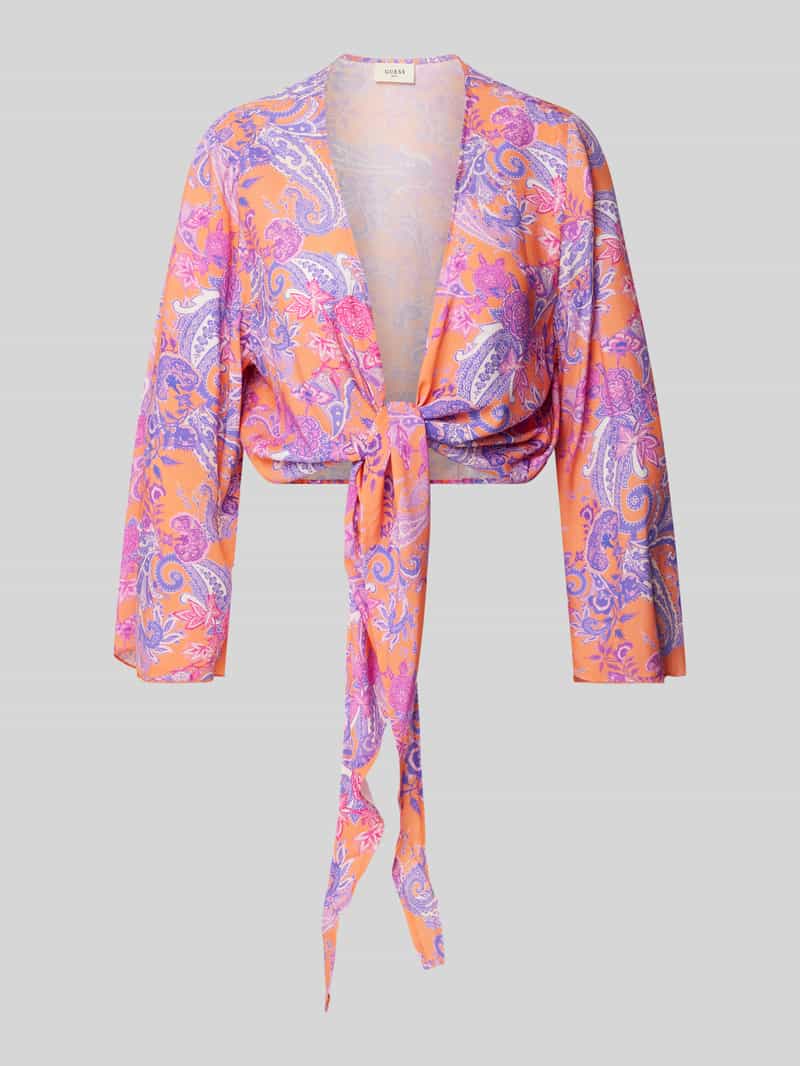 Góra bikini z wiązanym detalem