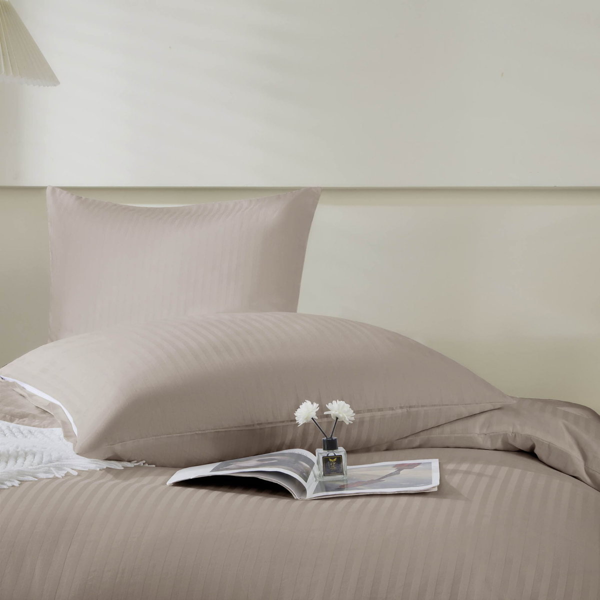 Kaszmirowa Pościel Adamaszek Bawełniany 160x200cm + 2 poszewki 70x80cm