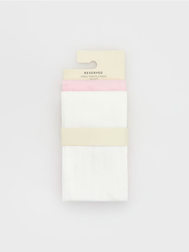 Reserved - Rajstopy 2 pack - pastelowy róż