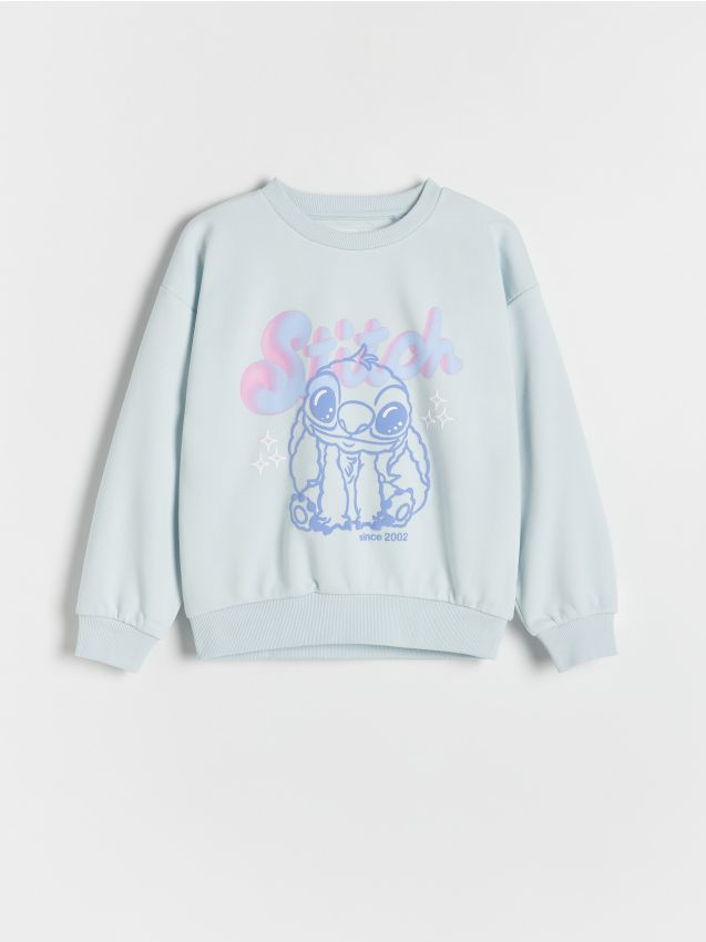 Reserved - Bluza Lilo & Stitch - jasnoniebieski