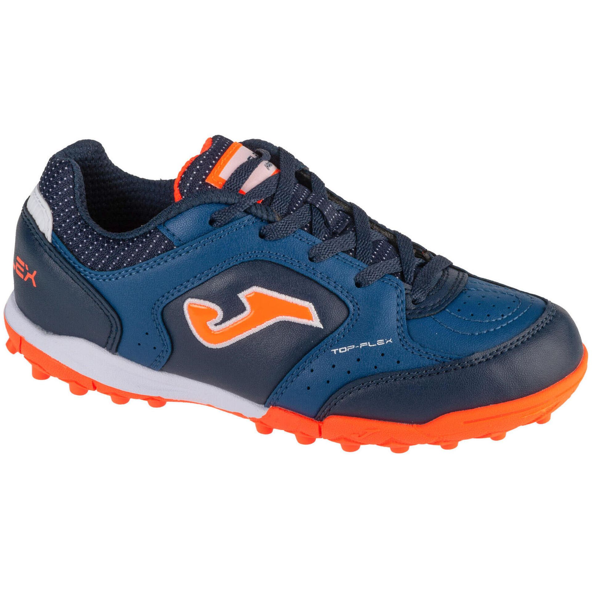 Joma Top Flex Jr 2433 TF TPJW2433TF, dla chłopca, buty piłkarskie - turfy, Granatowy