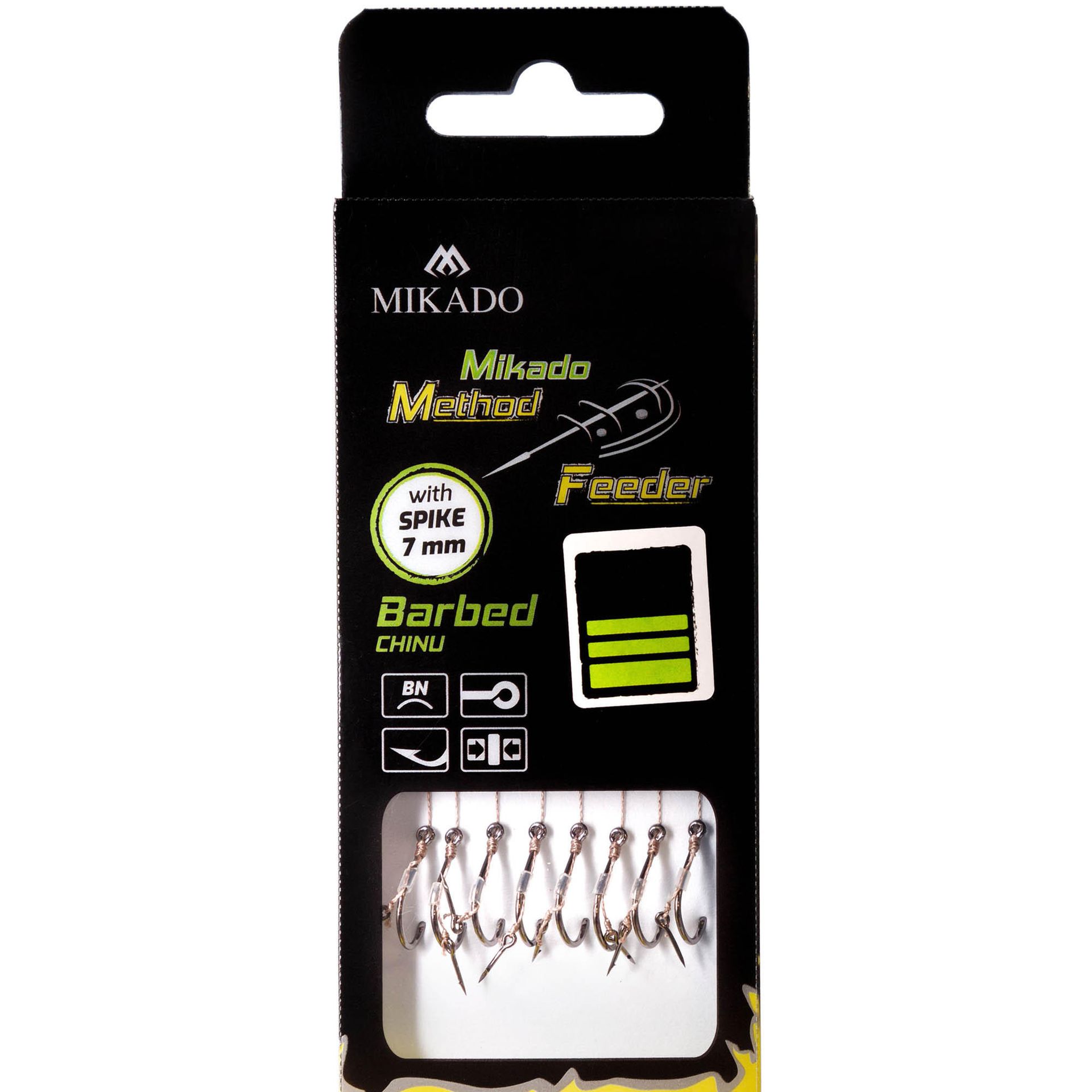 MIKADO Haczyki Method Feeder Plecionka Z Igłą NR.4