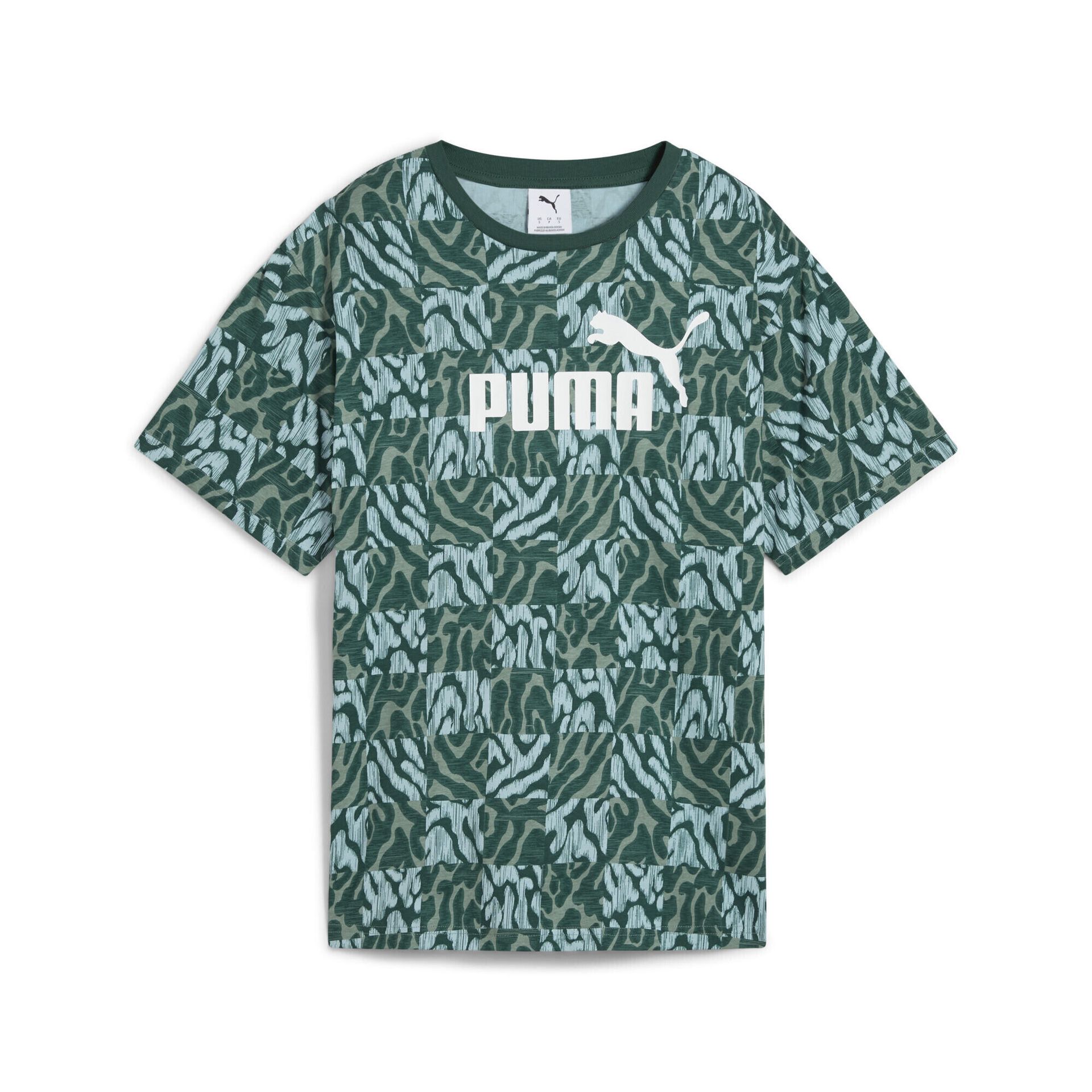Damska luźna koszulka ESS GRAPHIC PUMA Green Moon