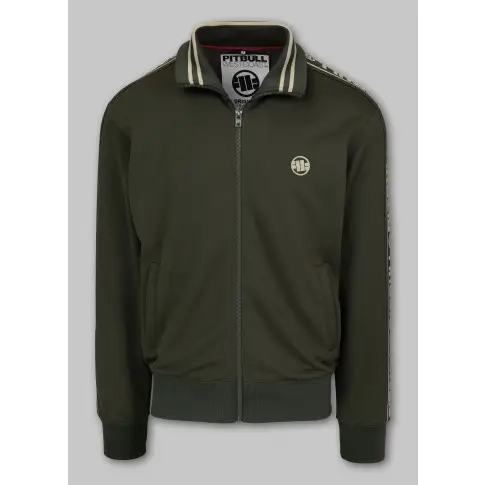 Pit Bull Bluza Rozpinana Tape Logo Old Green