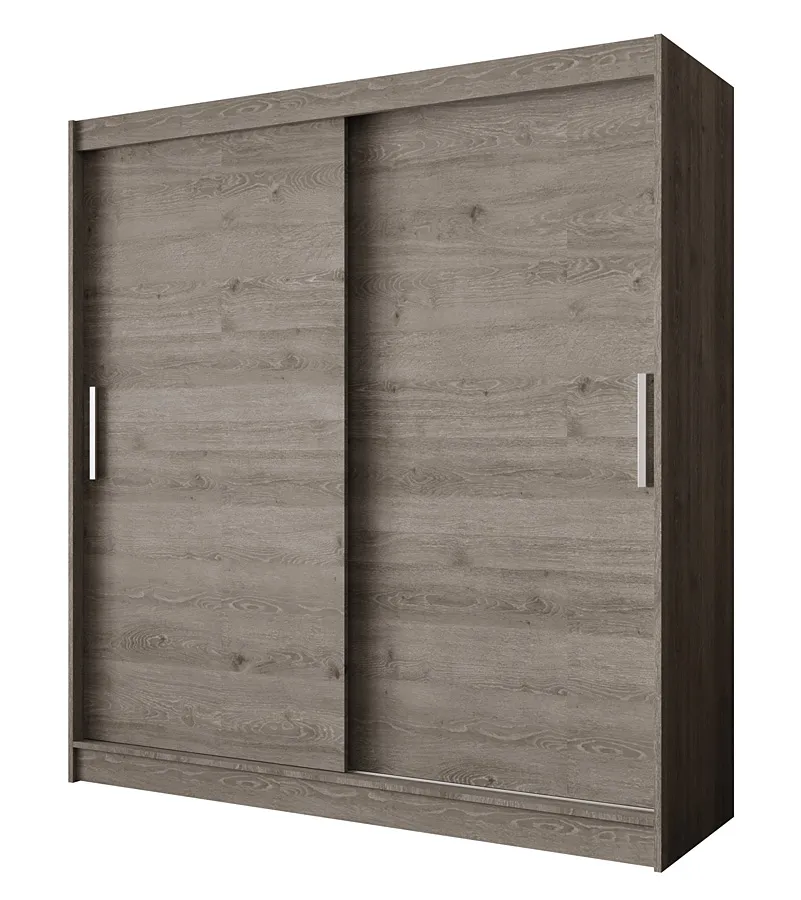 Dwudrzwiowa szafa przesuwna w kolorze trufla N6-M61