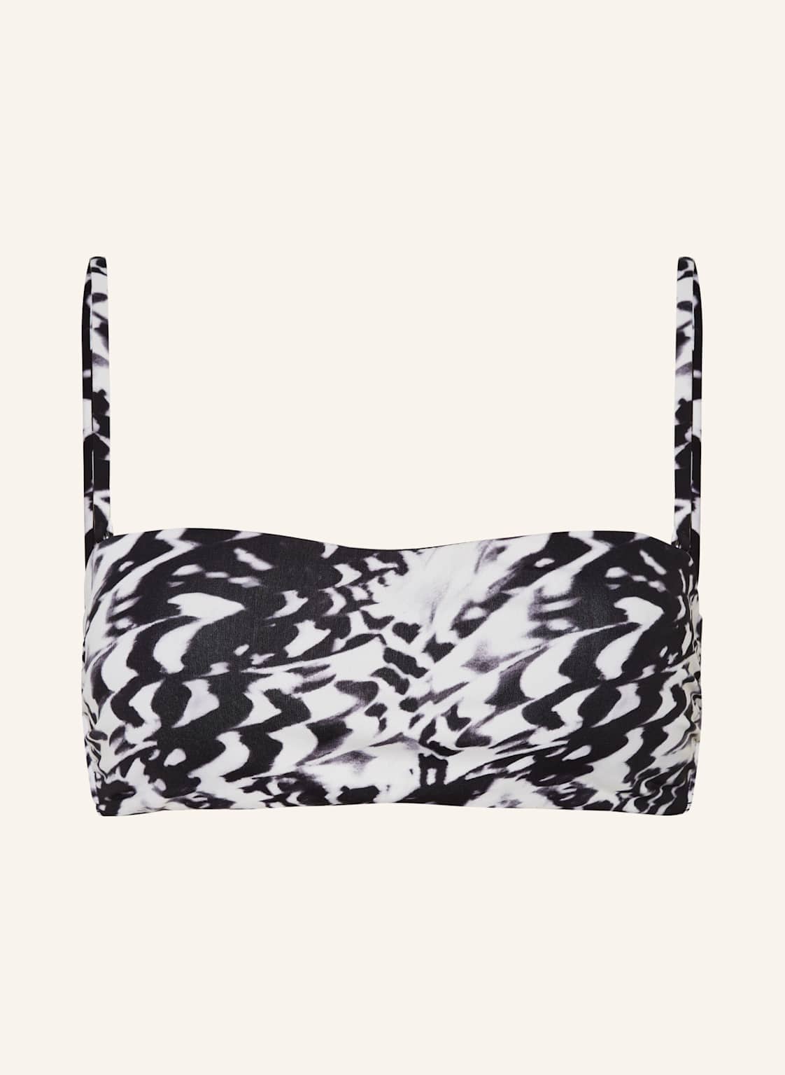 Calvin Klein Góra Od Bikini Bandeau Grisaille schwarz