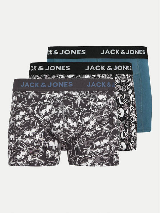 Jack&Jones Junior Komplet 3 par bokserek Damon 12269696 Kolorowy