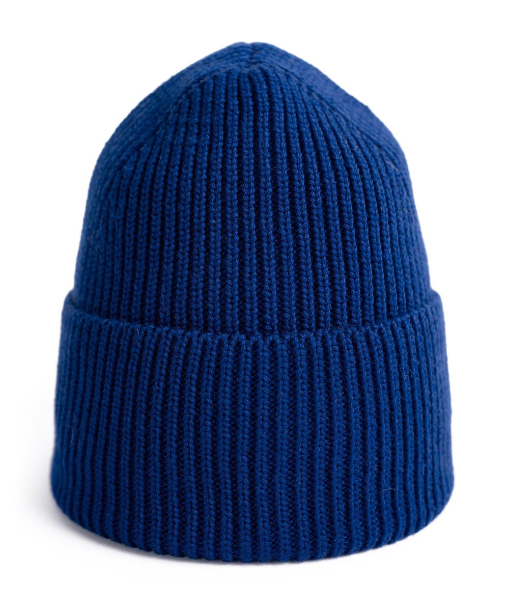 Czapka Damska Młodzieżowa Beanie Podwijana Zimowa 100% Wełna Merino Polska
