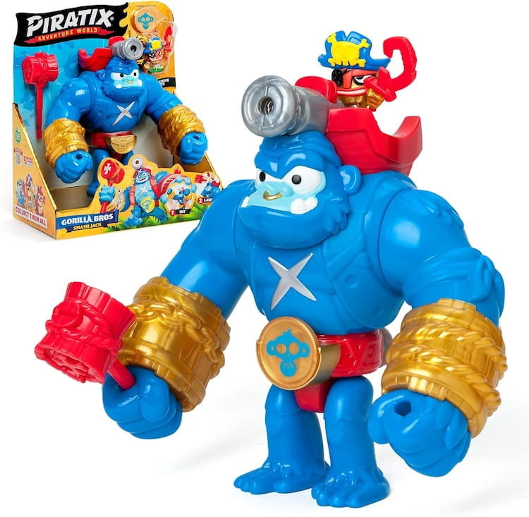 PIRATIX Crazy Jungle Niebieski Goryl Smash Jack