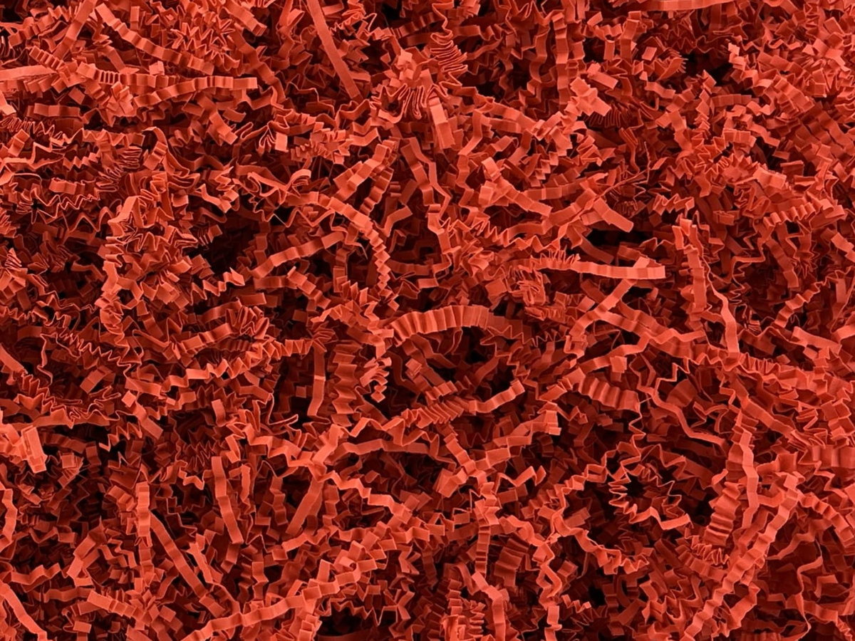 Wypełniacz do paczek czerwony ceglasty