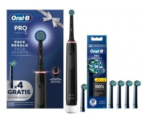 Oral-B PRO 3 3000 + 4 dodatkowe końcówki Cross Action