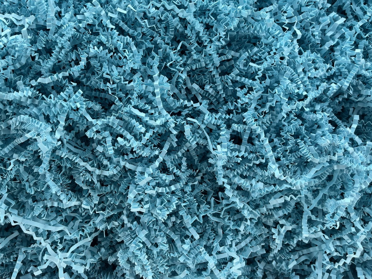 Wypełniacz do paczek błękitny