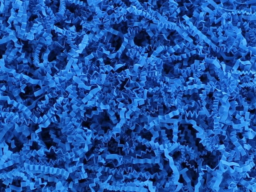 Wypełniacz do paczek niebieski