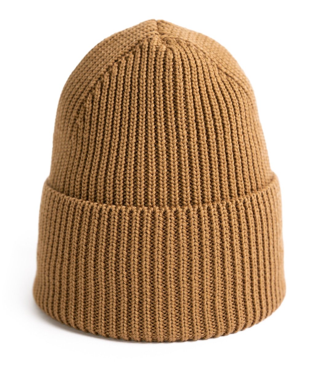 Czapka Damska Młodzieżowa Beanie Podwijana Zimowa 100% Wełna Merino Polska