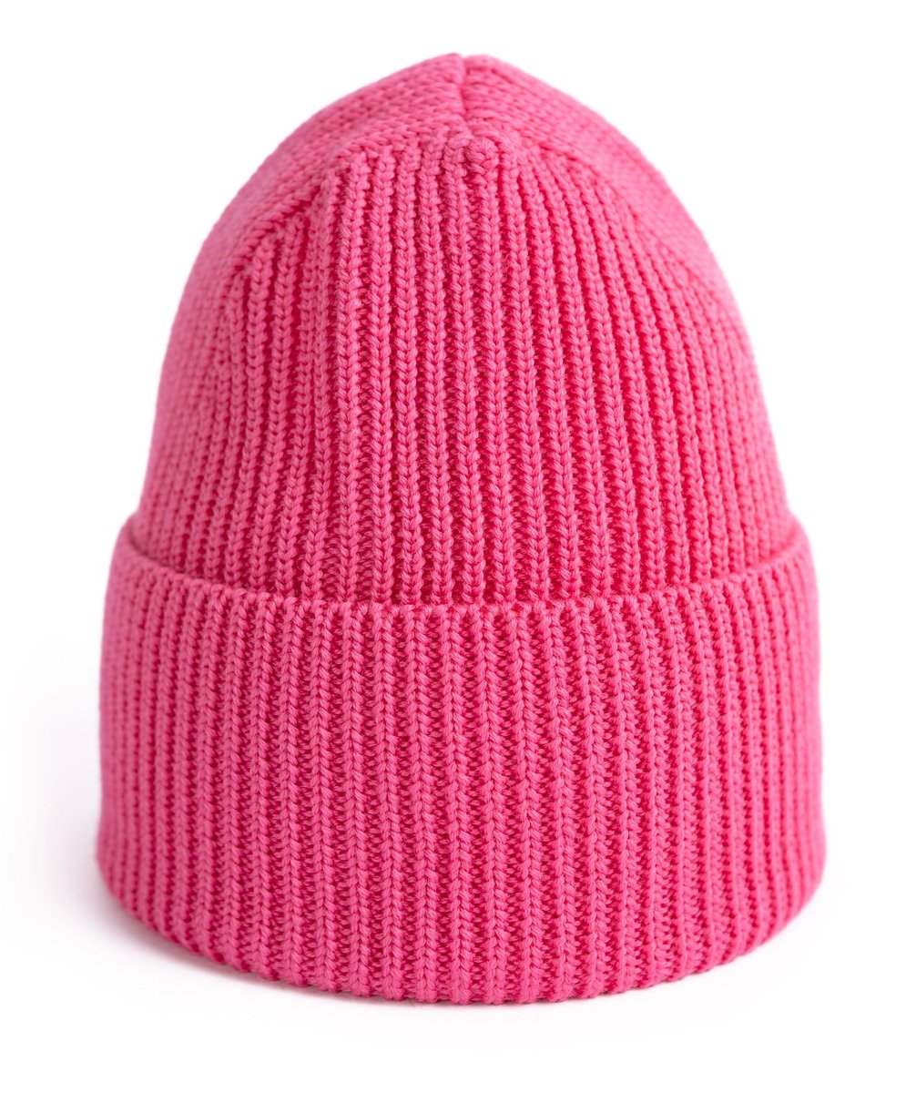 Czapka Damska Młodzieżowa Beanie Podwijana Zimowa 100% Wełna Merino Polska