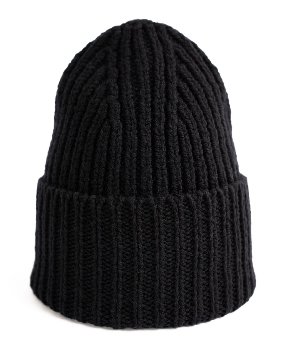 Czapka Damska Młodzieżowa Beanie Podwijana Zimowa 100% Wełna Virgin Polska