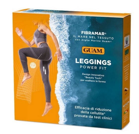 GUAM LEGGINSY ANTYCELLULITOWE WYSZCZUPLAJĄCE POWER FIT GREY L-XL SZARE