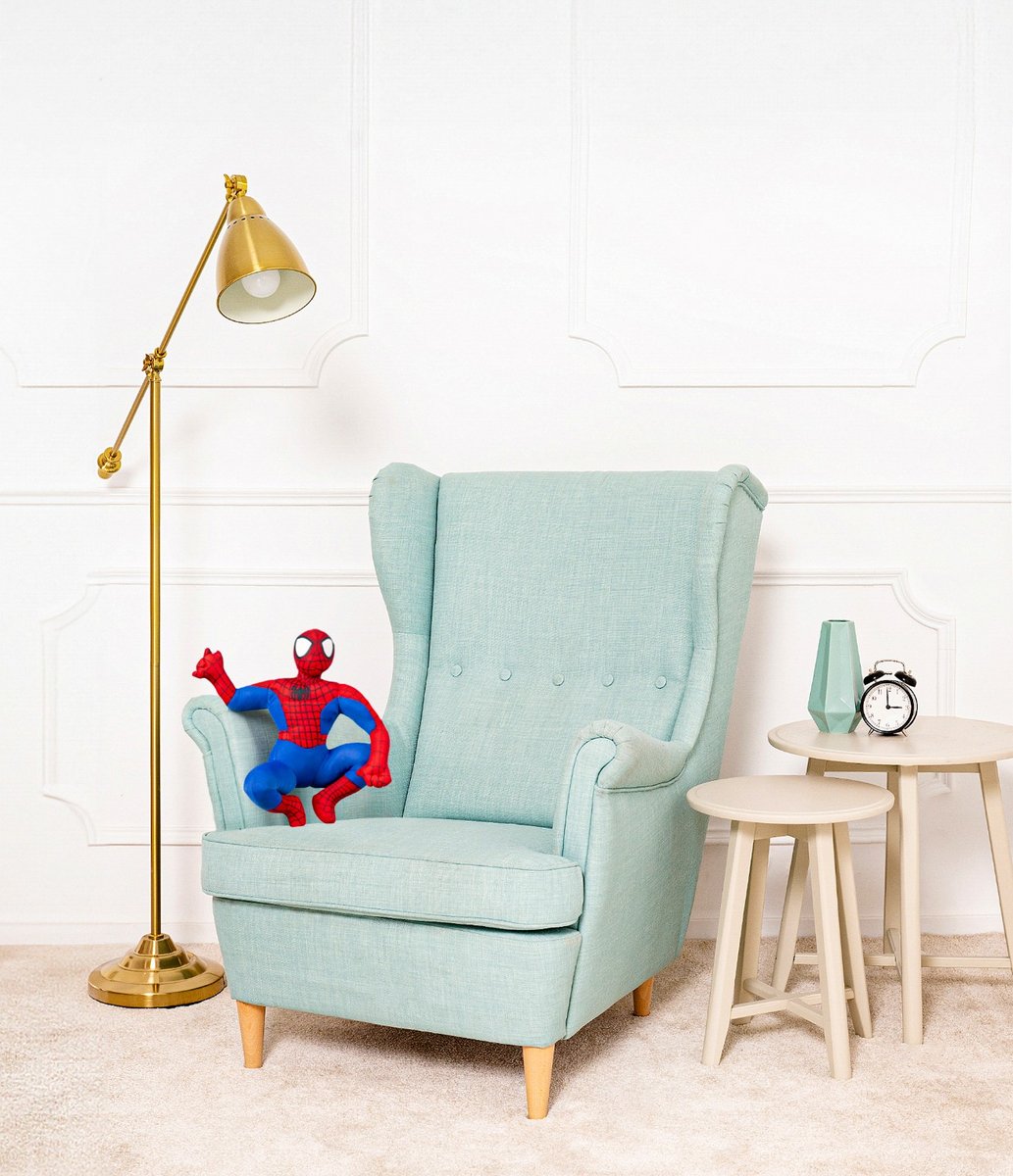 SPIDER-MAN SIEDZĄCY FIGURKA MASKOTKA PLUSZAK PRZYTULANKA MARVEL - 30cm