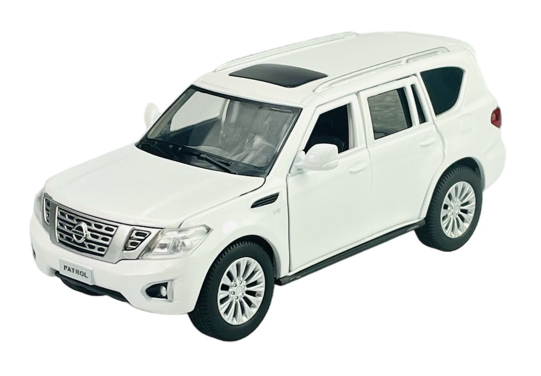 TAYUMO NISSAN PATROL Y62 BIAŁY 1:32 32115013