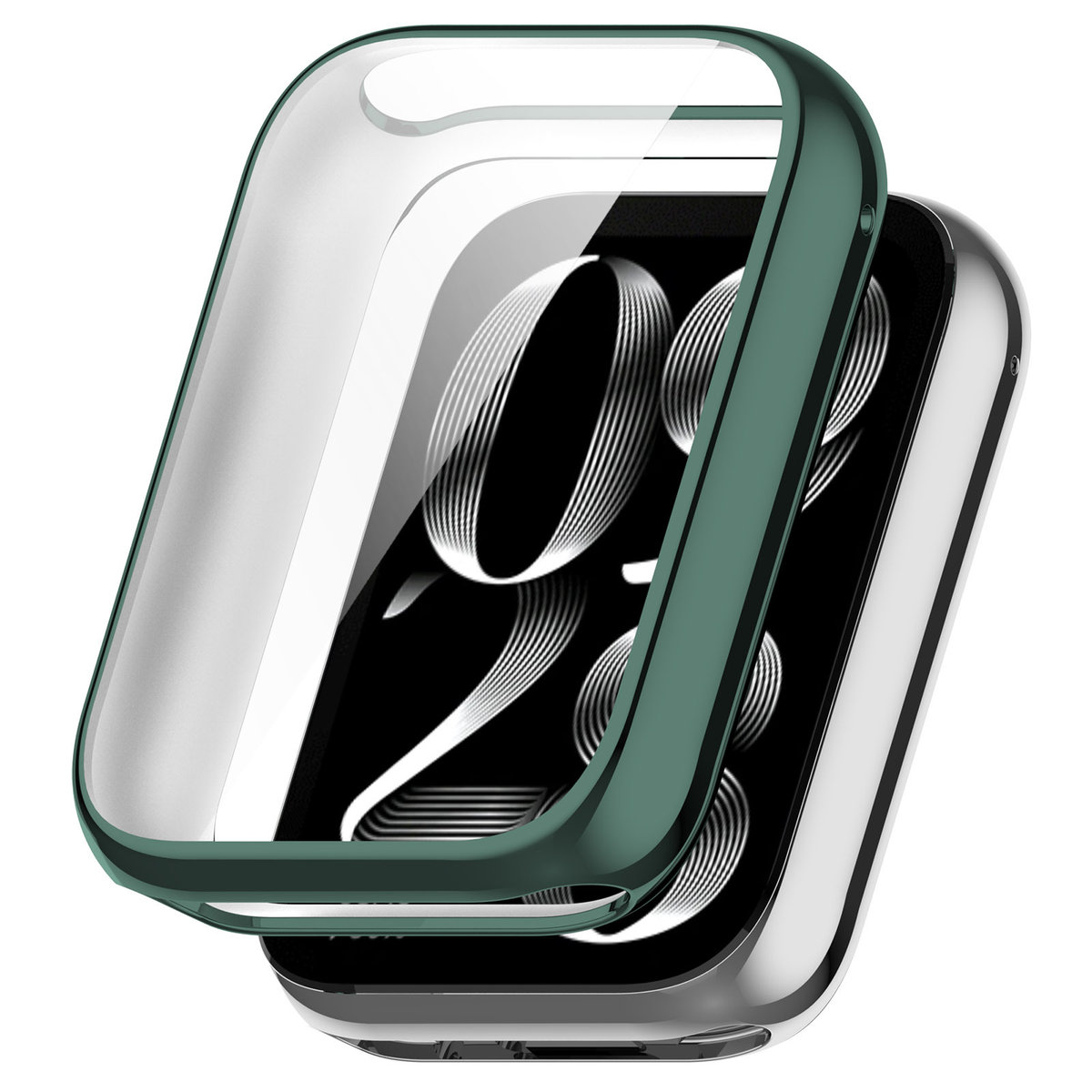 Pełne etui ochronne 360° Vanfone do Xiaomi Smart Mi Band 8 Pro, zielony
