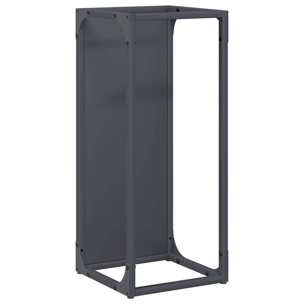 vidaXL Stojak na drewno opałowe antracyt 25x25x60 cm