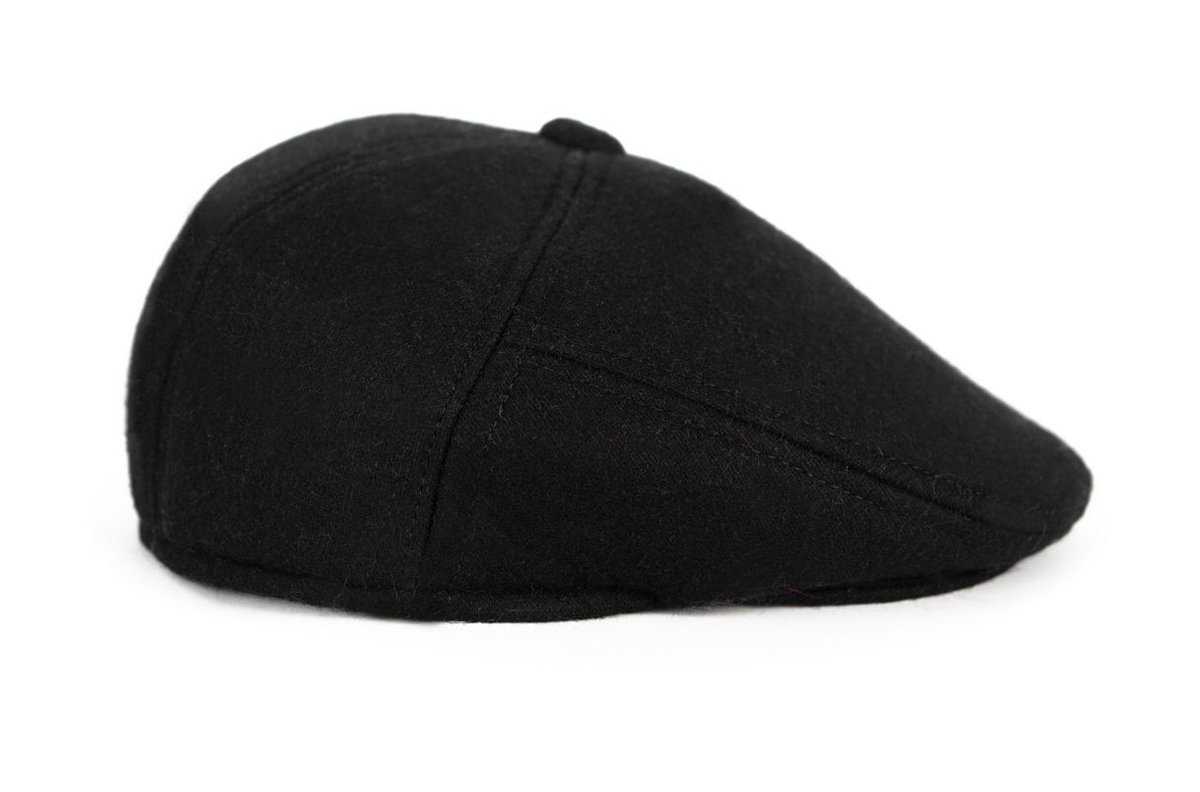 Kaszkiet Męski Zimowy Klasyczny Elegancki Casualowy Usztywniany Czapka