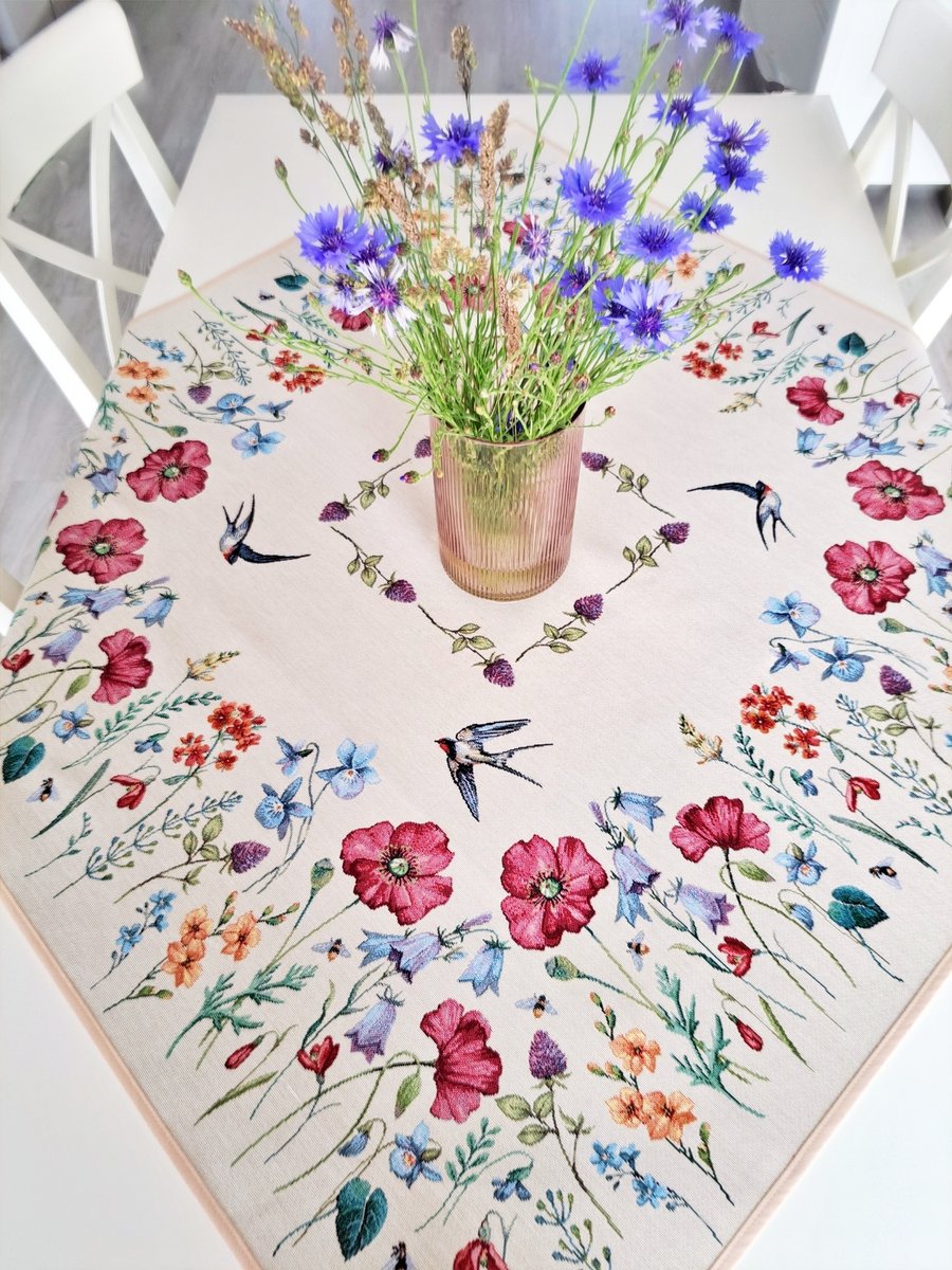 Obrus 100x100 cm 862 Meadow gobelinowy