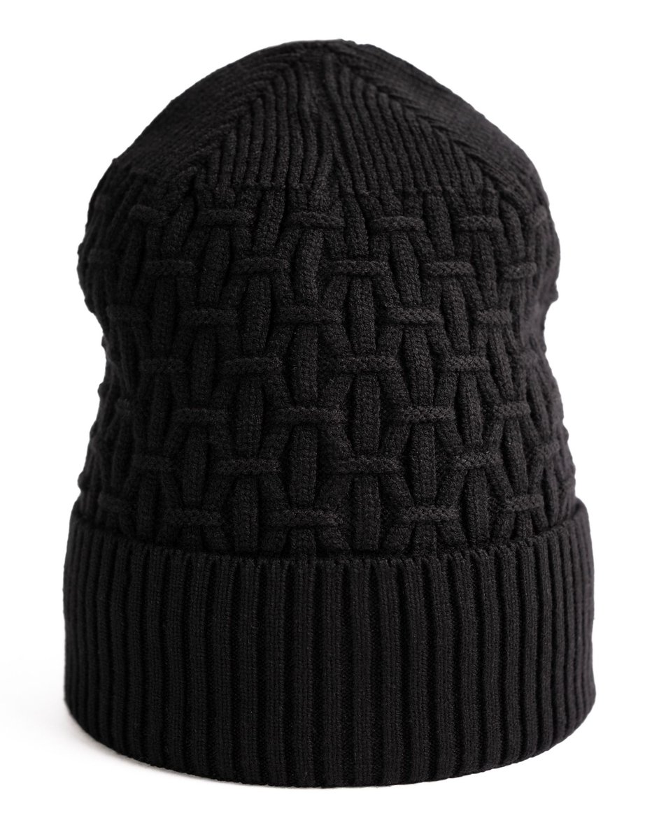 Czapka Zimowa Damska Męska Beanie Podwijana Uniwersalna Casualowa Jesienna