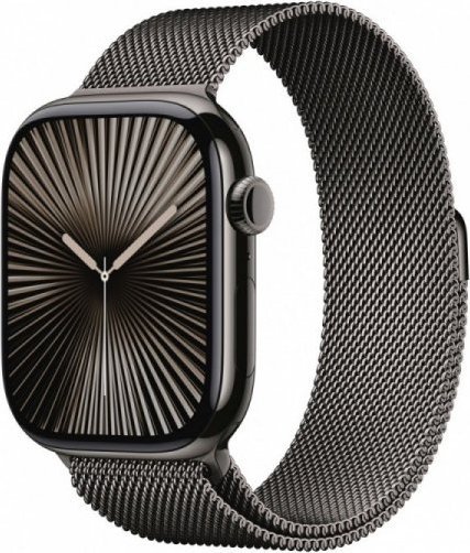 Apple Watch 10 GPS + Cellular 46mm łupkowy tytan bransoleta mediolańska M/L Łupkowa
