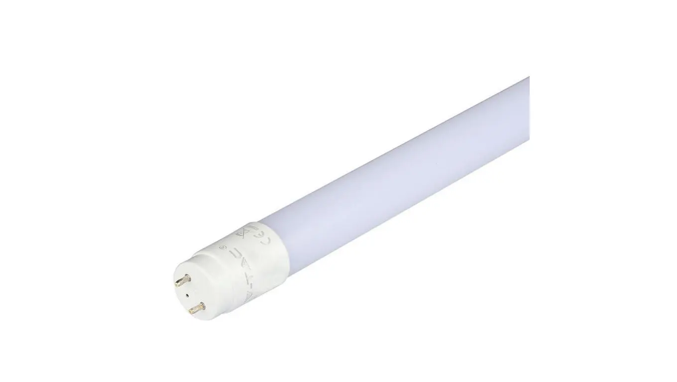 Tuba Świetlówka LED T8 V-TAC 7W 60cm Nano Plastic 160Lm/W VT-1607 6400K 1120lm 5 Lat Gwarancji