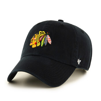 Czapka baseballowa 47 Brand NHL Chicago Blackhawks Black