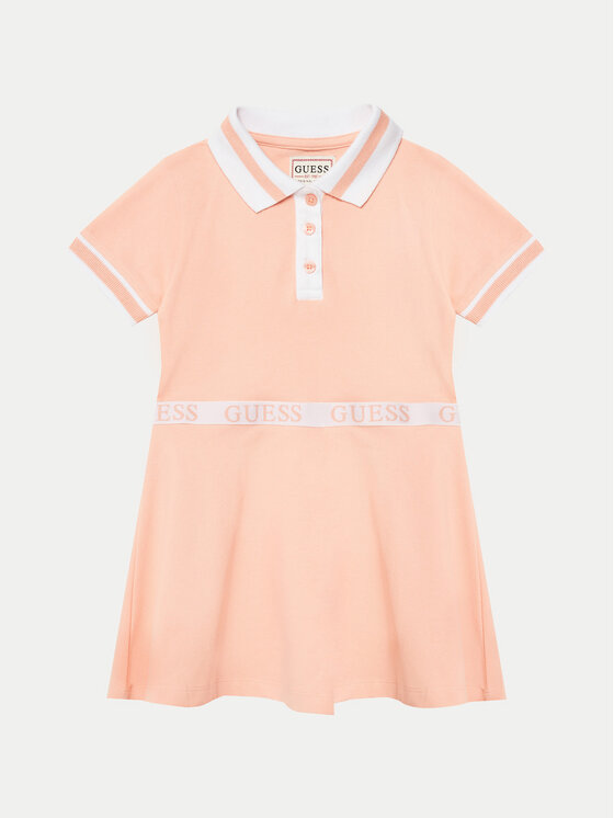 Guess Sukienka codzienna K5RK12 K7O64 Pomarańczowy Regular Fit