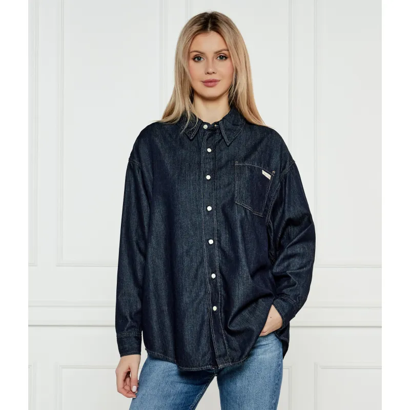 Calvin Klein Jeans Jeansowa koszula | Oversize fit