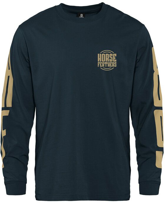 t-shirt HORSEFEATHERS TALL TYPO LS T-SHIRT Pond