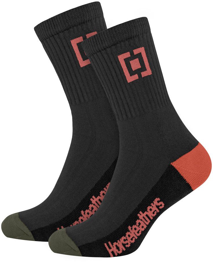 skarpety męskie HORSEFEATHERS JAYDEN SOCKS Orange Rust